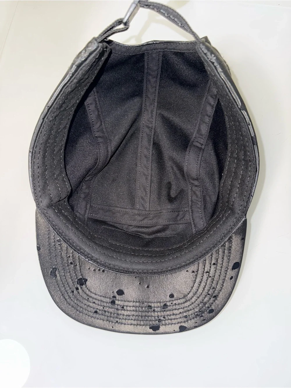 Supreme Black Shiny Water Drops 5-Panel Cap - Picture 14 of 14